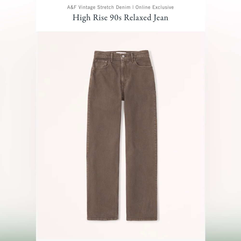 Abercrombie & Fitch High Rise 90’s Relaxed fit